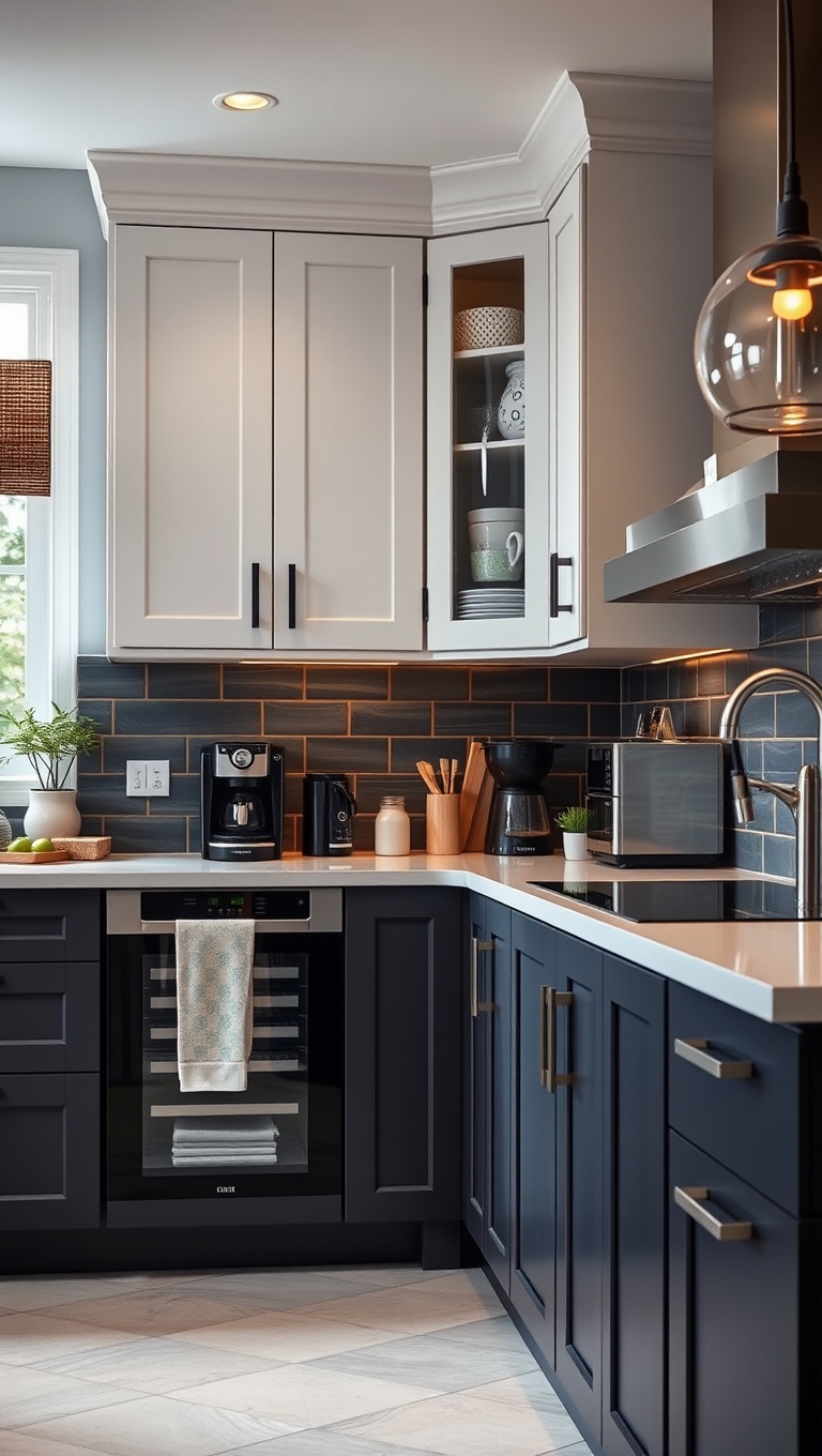 20 Coffee Station Ideas That Will Transform Your Kitchen into a Brew-tiful Haven! - 8. Corner Cabinet Coffee Retreat