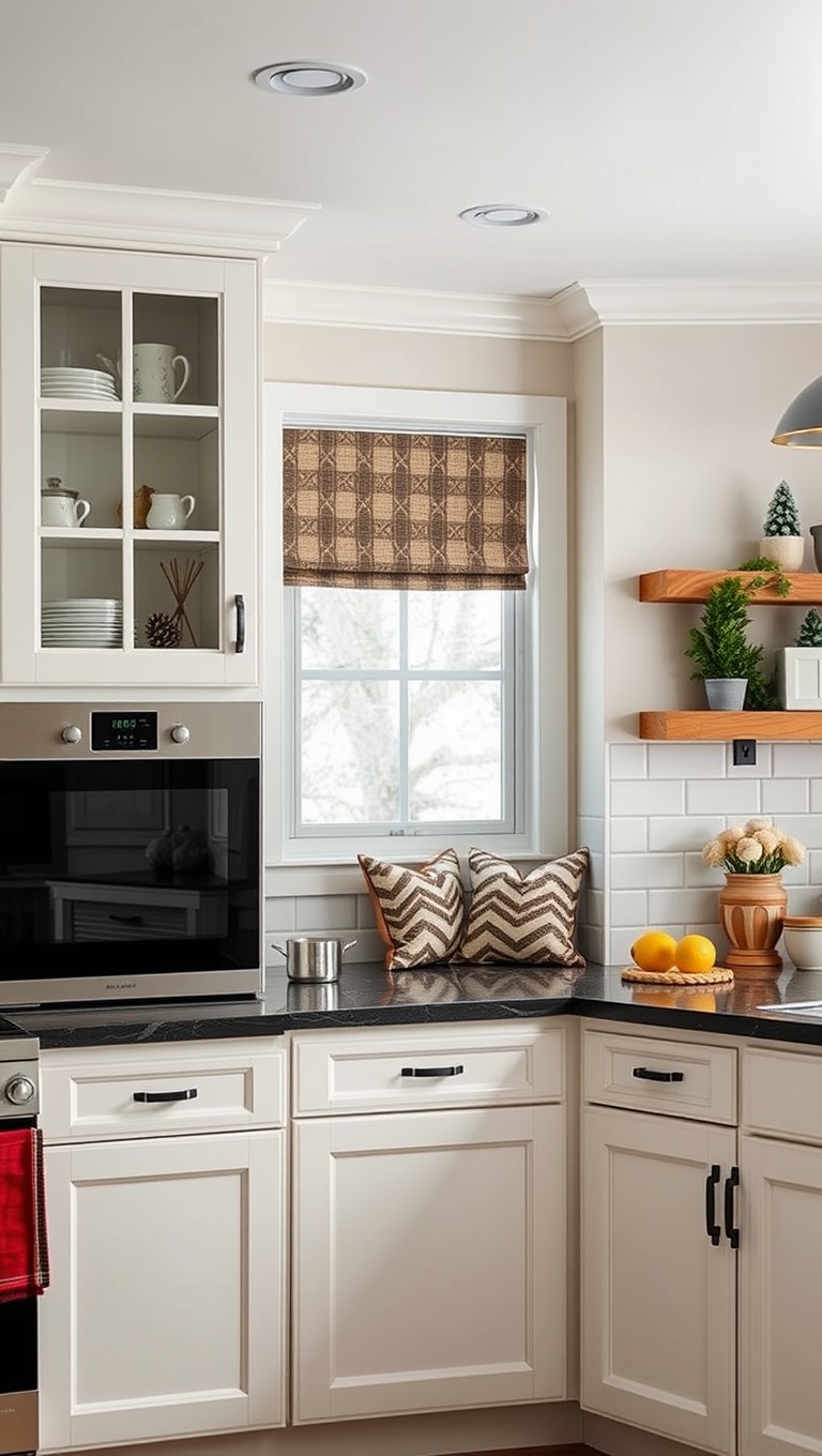 20 Charming Ideas for Your Corner Breakfast Nook - 18. Seasonal Decor: Changing with the Holidays