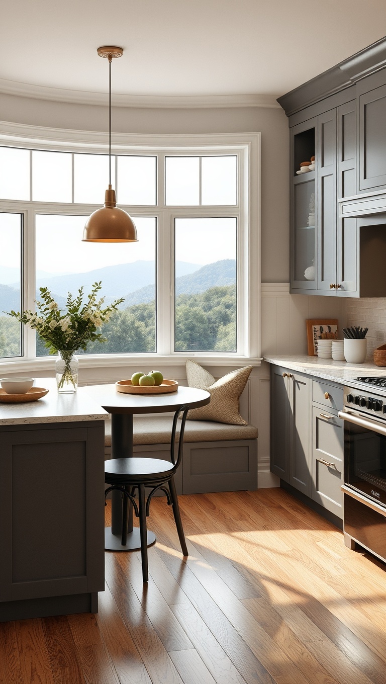 20 Charming Ideas for Your Corner Breakfast Nook - 19. Nook with a View: Creating a Connection with Nature