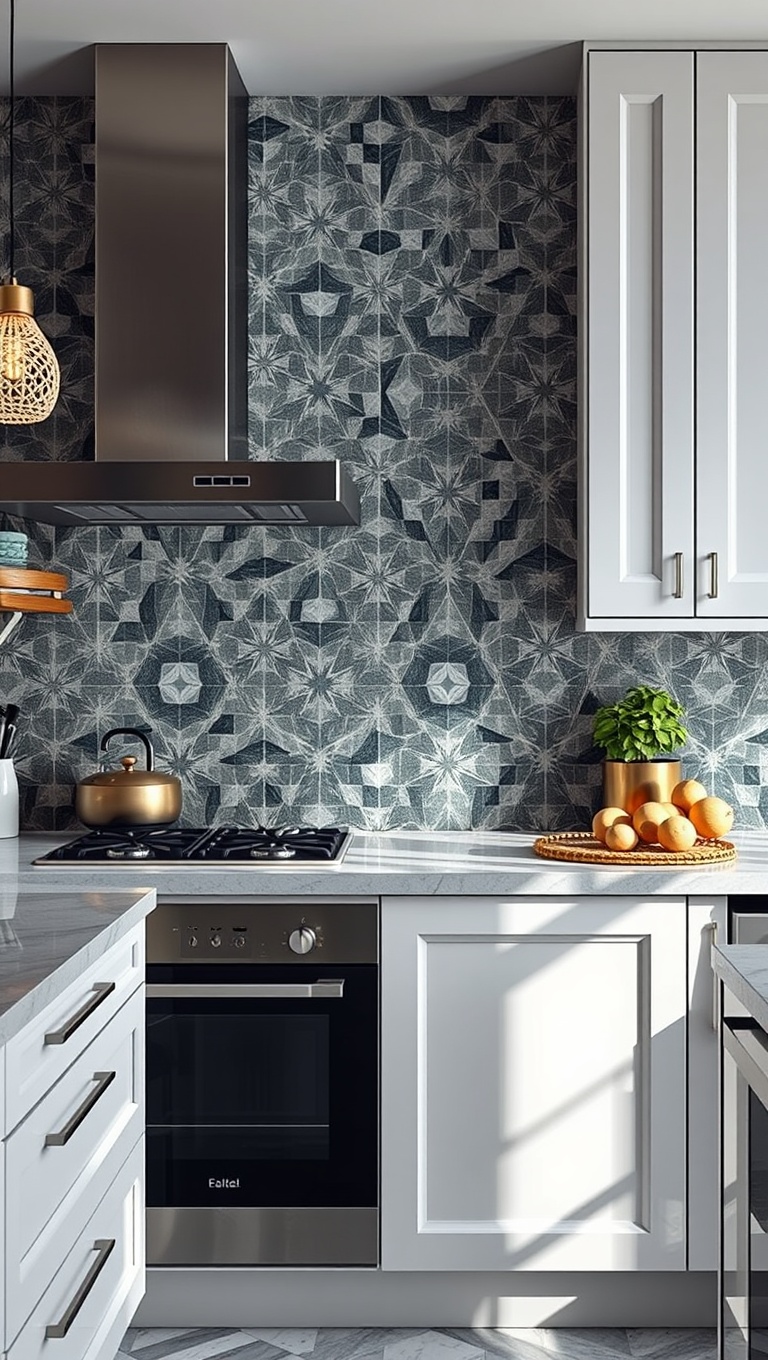 20 Geometric Tile Inspiration Ideas to Transform Your Kitchen - 5. Mosaic Magic: Customize Your Design