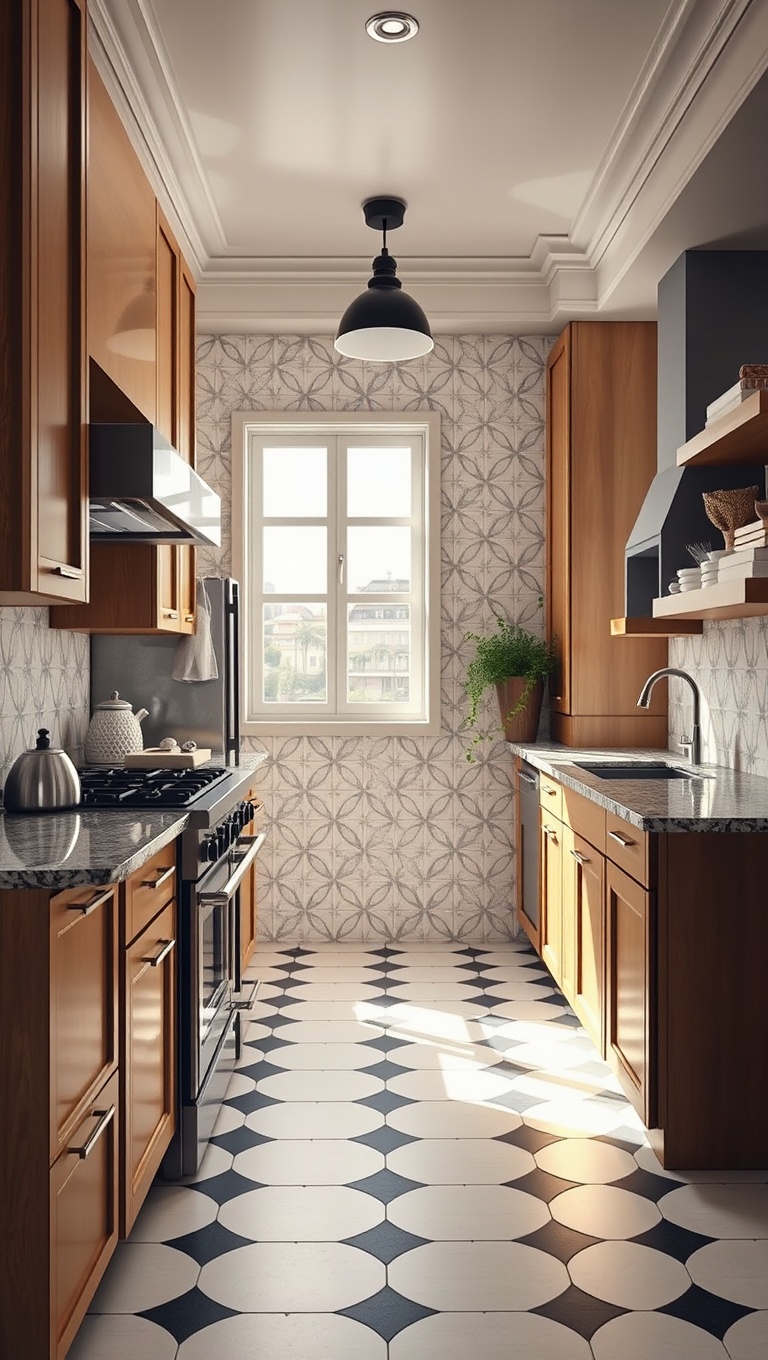 20 Geometric Tile Inspiration Ideas to Transform Your Kitchen - 6. Subway Meets Geometry: A Fresh Take