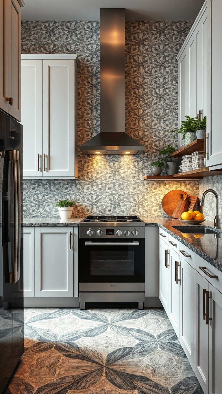 20 Geometric Tile Inspiration Ideas to Transform Your Kitchen - 12. Textured Tiles: Add Dimension