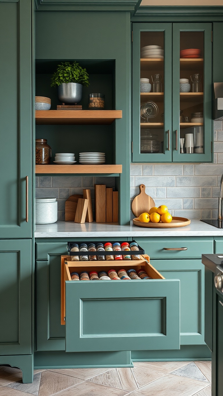 Spice Up Your Kitchen: 20 Fabulous Ideas for Spice Rack Pullouts! - 17. Eco-Friendly Materials: Go Green with Style