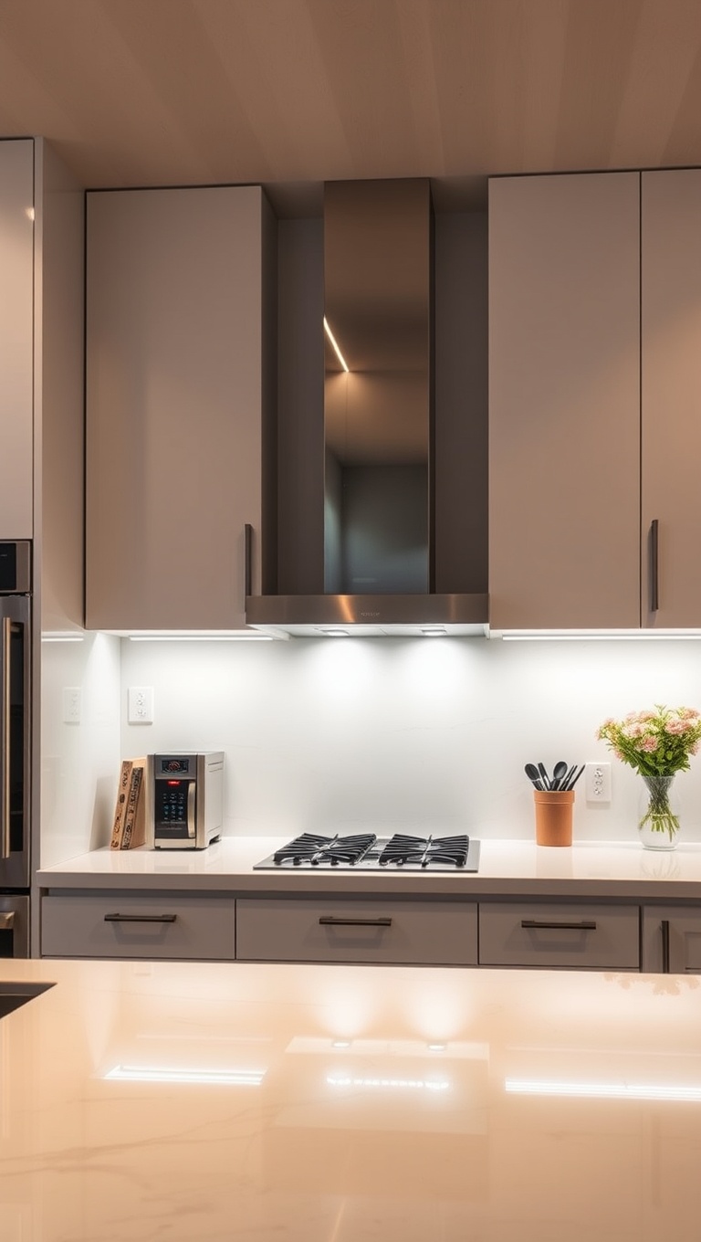 20 Bright Ideas: Unique Light Fixtures to Transform Your Kitchen - 12. Under-Cabinet Magic: Hidden LED Strips