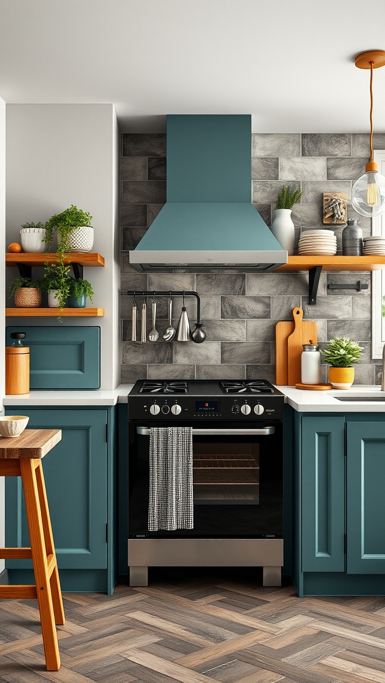 20 Fabulous Ideas to Elevate Your Kitchen with a Unique Range - 9. Compact and Cute: Small Spaces, Big Flavors