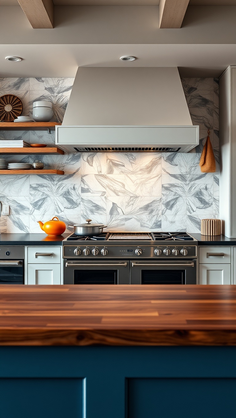 20 Fabulous Ideas to Elevate Your Kitchen with a Unique Range - 6. Professional Power: Commercial-Style Ranges