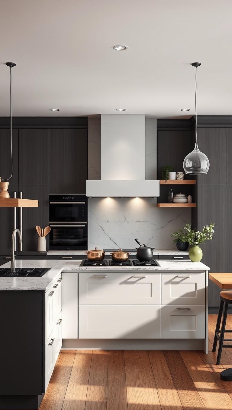20 Fabulous Ideas to Elevate Your Kitchen with a Unique Range - 17. Multifunctional Islands: Integrating Your Range