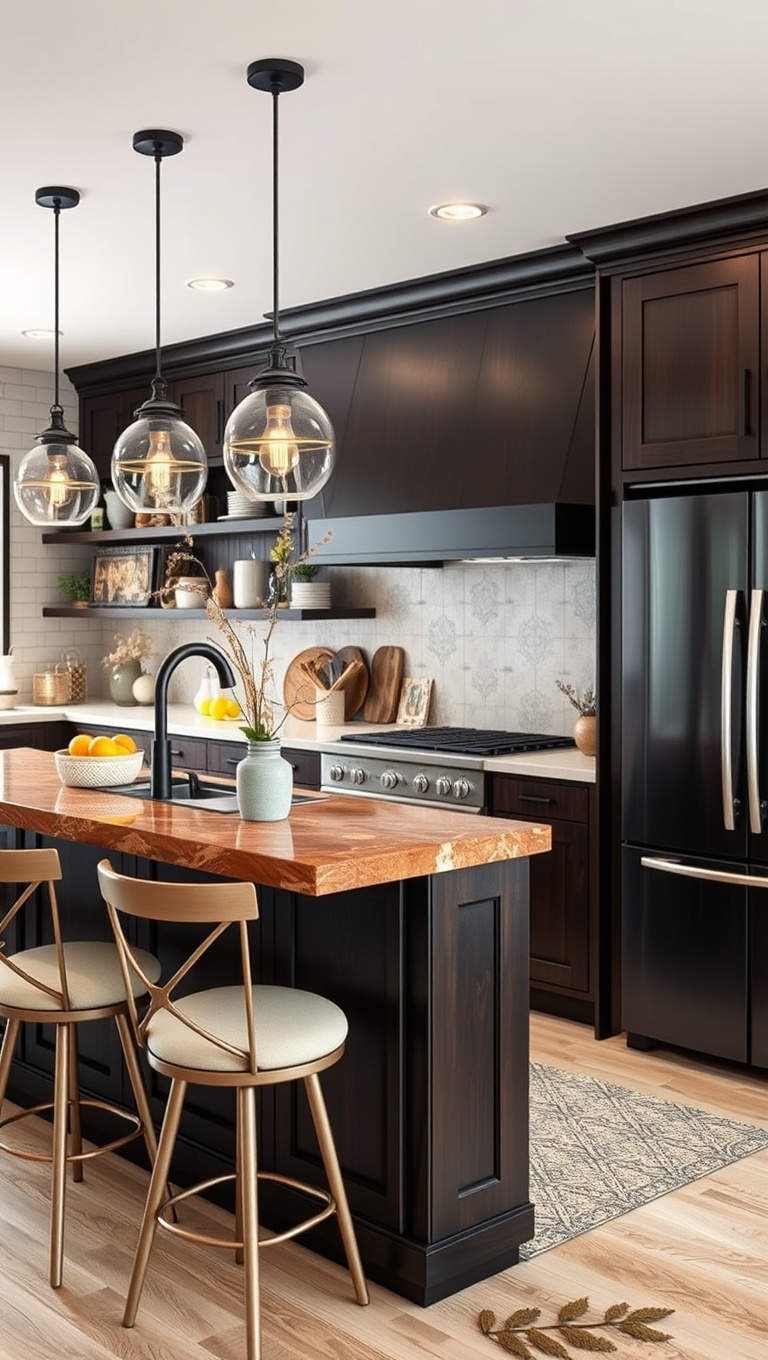 20 Stunning Ideas for Your Kitchen with a Breakfast Bar Island - 20. Seasonal Decor: Change It Up with the Seasons