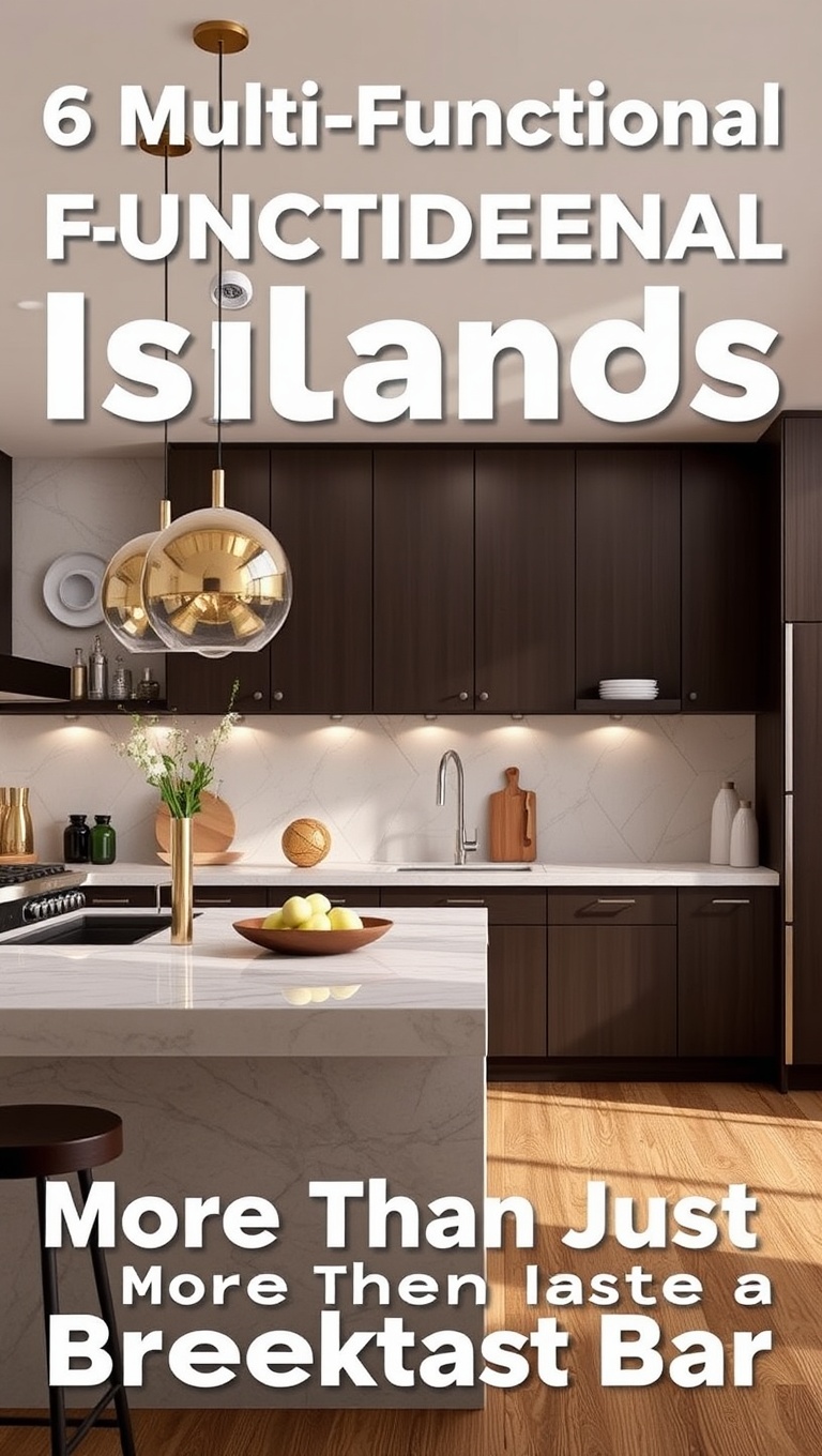 20 Stunning Ideas for Your Kitchen with a Breakfast Bar Island - 6. Multi-Functional Islands: More Than Just a Breakfast Bar