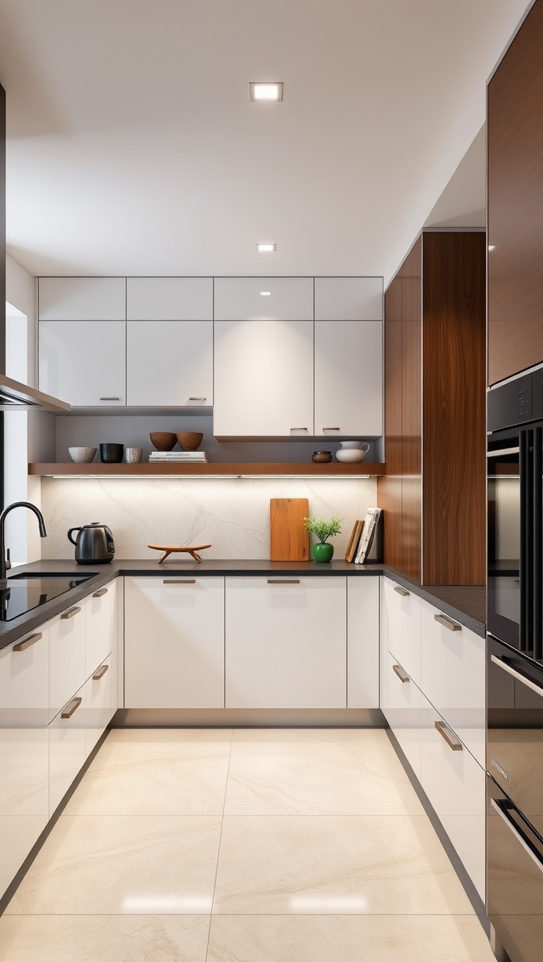 20 Fun & Functional Kitchen Desk Ideas to Elevate Your Space! - 12. Hidden Desks: Concealed Work Areas for a Neat Look