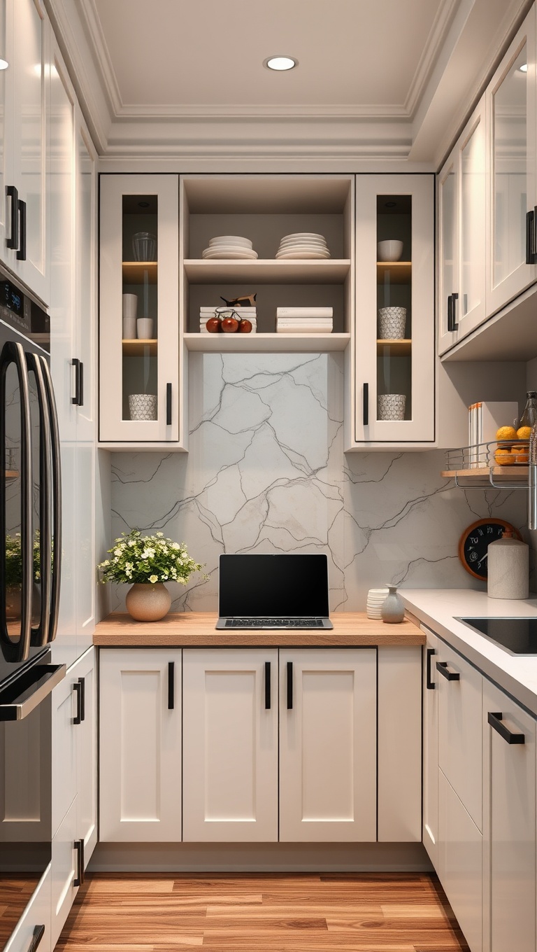 20 Fun & Functional Kitchen Desk Ideas to Elevate Your Space! - 3. Personalized Built-In: Custom Solutions for Your Needs