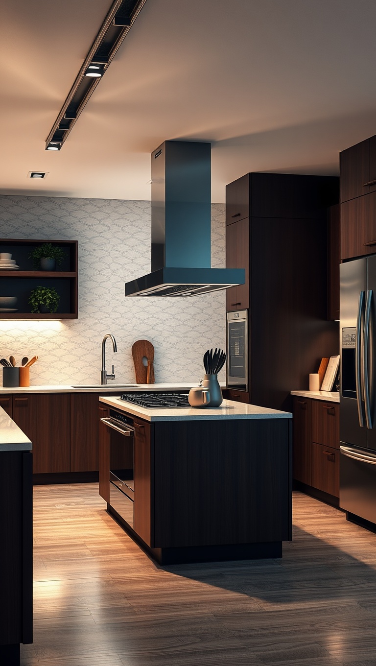 20 Inspiring Ideas for a Fabulous Central Cooking Station in Your Kitchen! - 6. Modern Tech: Smart Appliances at Your Fingertips