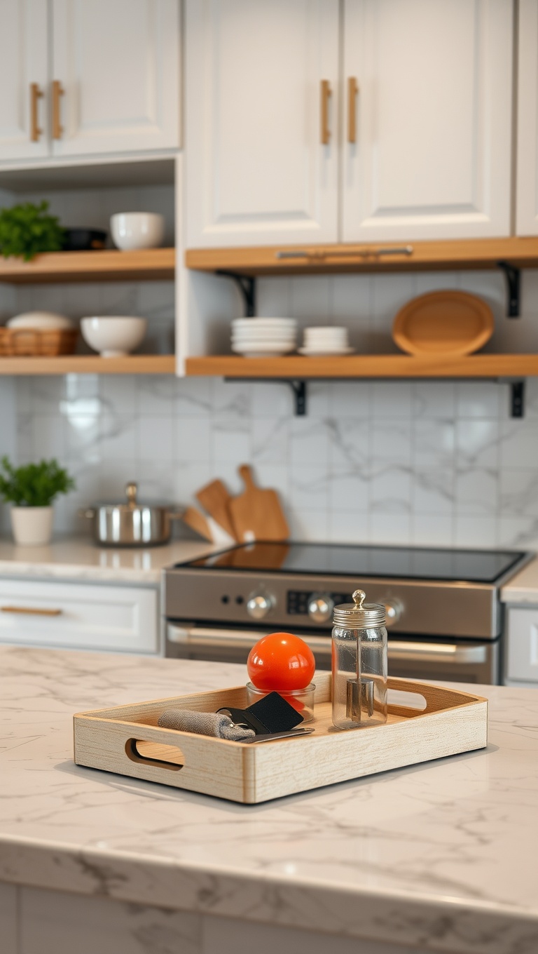 20 Fabulous Ideas for Creating the Perfect Drop Zone in Your Kitchen - 4. A Catch-All Tray for Keys and Small Essentials