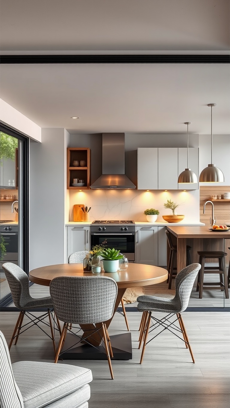 20 Stunning Ideas for Kitchens with a Sliding Glass Door - Outdoor Dining Space Accessible from the Kitchen