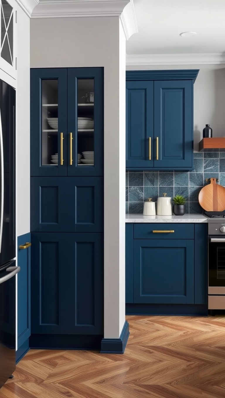 20 Unique Cabinet Layout Ideas to Transform Your Kitchen! - 20. Unique Cabinet Hardware for a Personal Touch