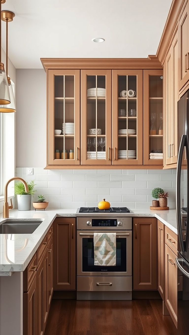 20 Unique Cabinet Layout Ideas to Transform Your Kitchen! - 4. Corner Cabinets That Make a Statement