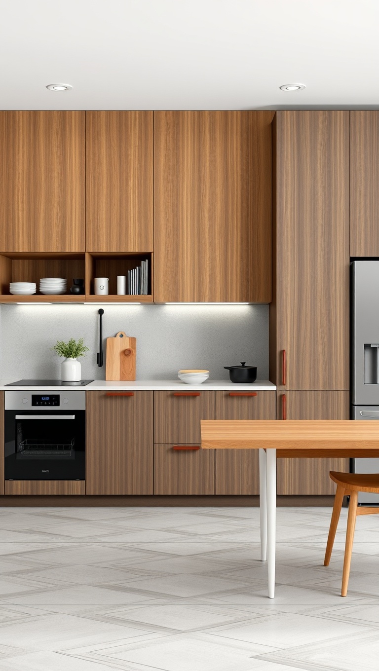 20 Unique Cabinet Layout Ideas to Transform Your Kitchen! - 17. Minimalist Designs for a Clutter-Free Feel